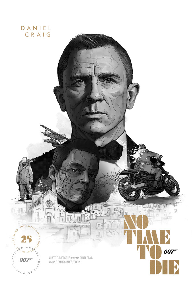 No Time To Die posterwedstrijd finalist 007